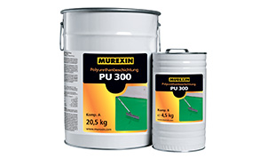 Полиуретановое финишное покрытие MUREXIN Hires PU 300 насыщенный оранжевый RAL 2011, 25 кг