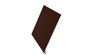 J-фаска AQUASYSTEM коричневая (Ral8017), 2,0 м