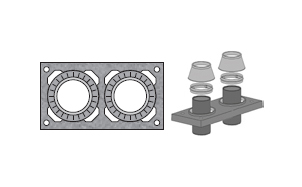 Верхний комплект для дымохода SCHIEDEL UNI без вентиляционного канала под изоляцию 5 см, D 18/18 см