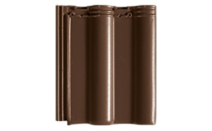 Керамическая черепица рядовая CREATON Maxima Nuance темно-коричневый ангоб