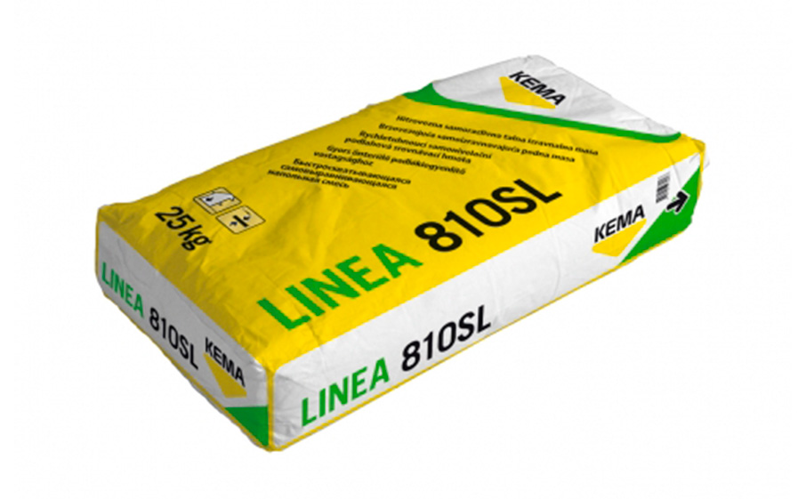 Быстросхватывающийся самонивелирующийся состав KEMA LINEA 810 SL, 25 кг