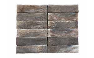 Кирпич лицевой керамический полнотелый ручной формовки Донские зори Константиново узорный, 215*102*65 мм