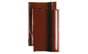 Керамическая черепица рядовая CREATON Futura Finesse коричневый глазурь