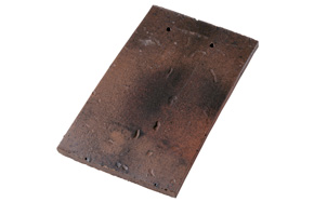 Керамическая черепица рядовая (бобровый хвост) Koramic Patrimony Handcrafted Plain Tile 16x27 Vineyard Black Antique