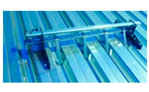 Комплект трубчатого снегозадержания BORGE 1 м для профнастила H-114 , коричневый шоколад