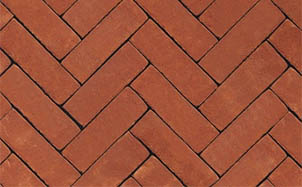 Клинкерная тротуарная брусчатка ручной формовки Penter Orano oranje, 200х65х85 мм