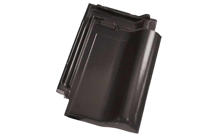 Керамическая черепица рядовая Koramic Universo 10 Anthracite Noble Engobe