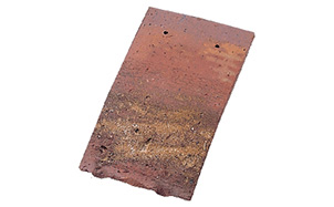 Керамическая черепица рядовая (бобровый хвост) Koramic Patrimony Handcrafted Plain Tile 15x26 Lichen Green Antique