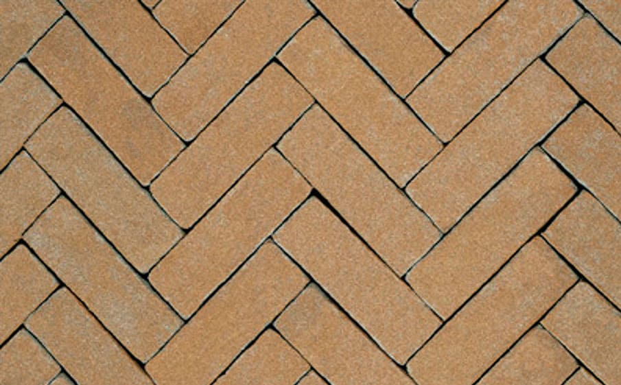 Клинкерная тротуарная брусчатка ручной формовки Penter Siena zandgeel, 200х65х85 мм