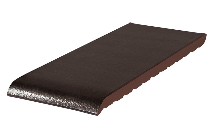 Клинкерный подоконник KING KLINKER ониксовый черный (17), 200*120*15 мм