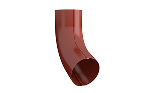 Колено трубы LINDAB BK сталь, кирпично-красное, 45 град., D 100 мм