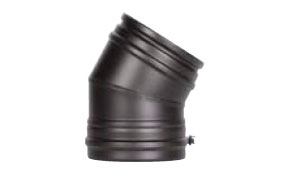 Отвод SCHIEDEL PERMETER 25 30 град. серый, D 250/300 мм