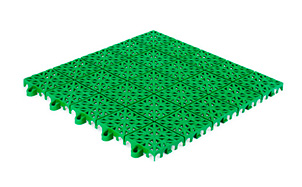 Пластиковое покрытие ERFOLG Standart зеленое, 333*333*16 мм