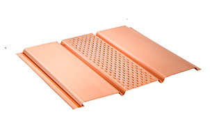 Софит с центральной перфорацией AQUASYSTEM, 2,4*0,303 м