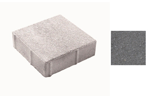 Плитка тротуарная ВЫБОР ЛА-Линия 1К.6, гладкая, черный, 300х300х60 мм