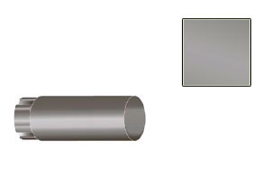 Труба соединительная CM Vattern серебристый металлик, D 100 мм