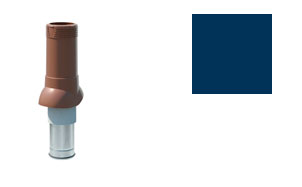 Вентиляционный выход изолированный ТехноНИКОЛЬ синий, H 500 мм