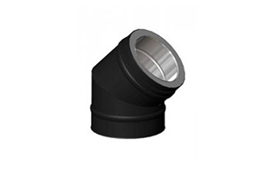 Отвод SCHIEDEL PERMETER 50 45 град. серый, D 150/250 мм