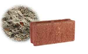 Облицовочный бетонный камень рядовой Меликонполар СКЦ 2Л-4 серый, 390*120*188 мм