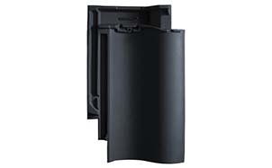 Керамическая черепица рядовая CREATON Sinfonie Nuance черный матовый ангоб