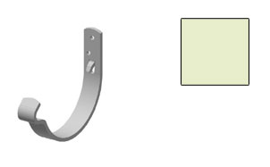 Крюк крепления желоба длинный CM Vattern белый, D 125 мм, L 196 мм
