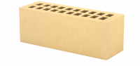 Кирпич лицевой керамический пустотелый Тербунский гончар золотистый гладкий 250*85*88 мм (г. Липецк)