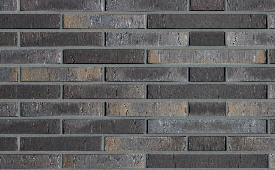 Кирпич клинкерный пустотелый Roben Chelsea basalt-bunt, 240*115*71 мм