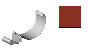 Соединитель желоба CM Vattern красный, D 125 мм