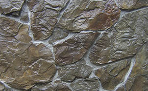 Песчаник рваный край серо-бурый "Дракон", 20-40 мм