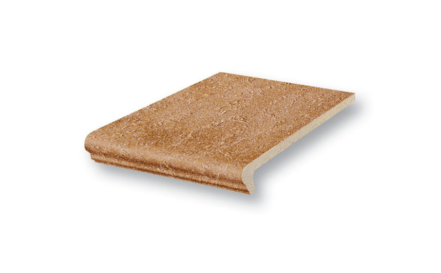 Клинкерная ступень флорентинер Stroeher Keraplatte Roccia 839 ferro, 340x240x12 мм