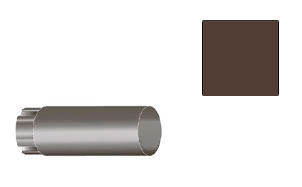 Труба соединительная CM Vattern темно-коричневый, D 90 мм