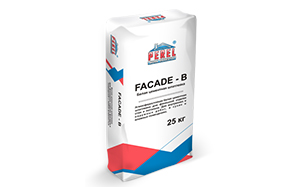 Цементная шпатлевка PEREL Facade-b 0652 белая, 20 кг