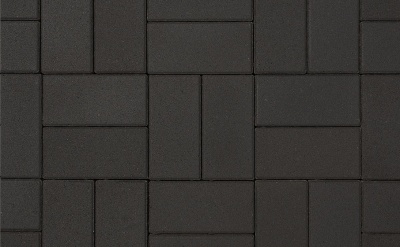 Плитка тротуарная ВЫБОР ЛА-Линия 2П.10, гладкая, черный, 200х100х100 мм