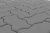 Плитка тротуарная BRAER Волна серый, 240*135*60 мм