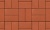 Плитка тротуарная ВЫБОР ЛА-Линия 2П.10, гладкая, оранжевый, 200х100х100 мм