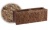 Облицовочный бетонный камень рядовой Меликонполар СКЦ 2Л-9 коричневый 5%, 380*120*140 мм