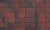 Плитка тротуарная ВЫБОР ЛА-Линия 5П.8 Листопад Клинкер красно-черный гранит, 600*300*80 мм