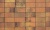 Плитка тротуарная ВЫБОР ЛА-Линия 2П.6, Листопад Саванна коричнево-оранжево-желтый  гладкий, 200*100*60 мм
