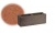 Облицовочный бетонный камень рядовой Меликонполар СКЦ 2Р-8 красный 1,5%, 380*120*140 мм