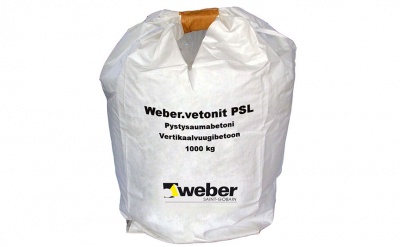 Бетон для заделки вертикальных швов weber.vetonit PSL, 1000 кг