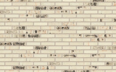 Фасадная плитка ручной формовки Nelissen RODRUZA WIT Sintered, 215*20*65 мм