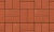 Плитка тротуарная ВЫБОР ЛА-Линия 2П.10, гладкая, оранжевый, 200х100х100 мм