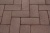 Клинкерная тротуарная брусчатка Lode Brunis коричневая шероховатая, 200*100*52 мм