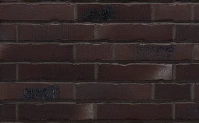 Клинкерная фасадная плитка Stroher Handstrich 394 schwarzkreide шероховатая, 240*52*14 мм