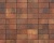 Плитка тротуарная ВЫБОР ЛА-Линия 2П.4, Листопад Арабская ночь красно-коричнево-оранжевый гранит, 200*100*40 мм