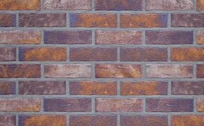 Клинкерная фасадная плитка Roben Aarhus Blau-bunt NF14, 240*14*71 мм