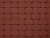 Плитка тротуарная ВЫБОР Классико 1КО.6, гладкая, красный (в комплекте 2 камня)