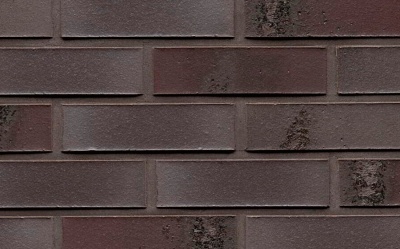 Клинкерная фасадная плитка Feldhaus Klinker R565 Carbona geo ferrum, 240*52*14 мм