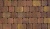 Плитка тротуарная ВЫБОР Классико 1КО.6 M, Листопад Саванна коричнево-оранжево-желтый гладкий, (в комплекте 2 камня)