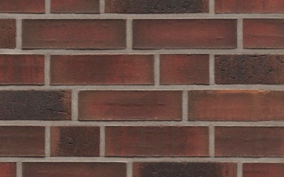 Клинкерная фасадная плитка Feldhaus Klinker R882 Vascu baro ardor carbo, 240*52*14 мм